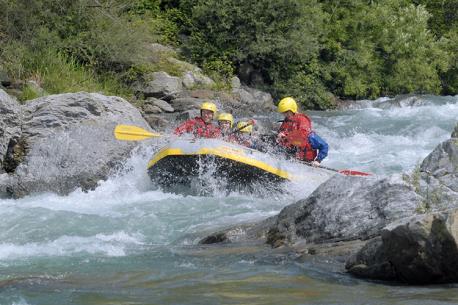 Raftingtour auf der Passer